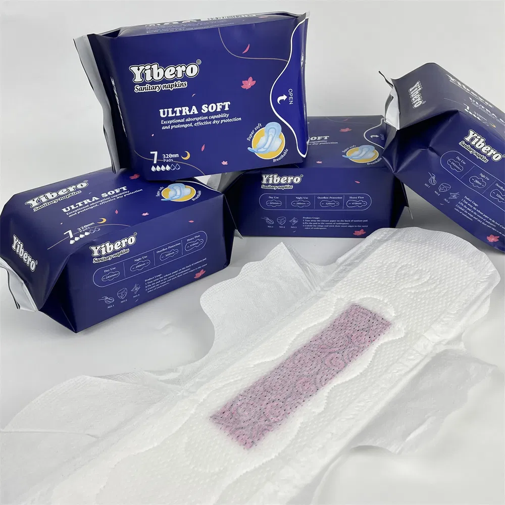 Factory Price Winged Super Absorbent Napkin Products Ladies Sanitary Pad Menstrual Pads
