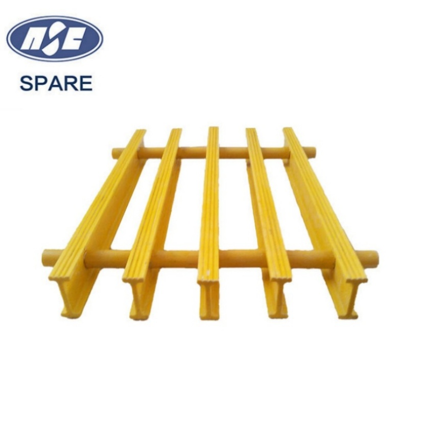 Cheap FRP Gritted/Smooth Surface Pultruded Grating Safety Grating Supplier China