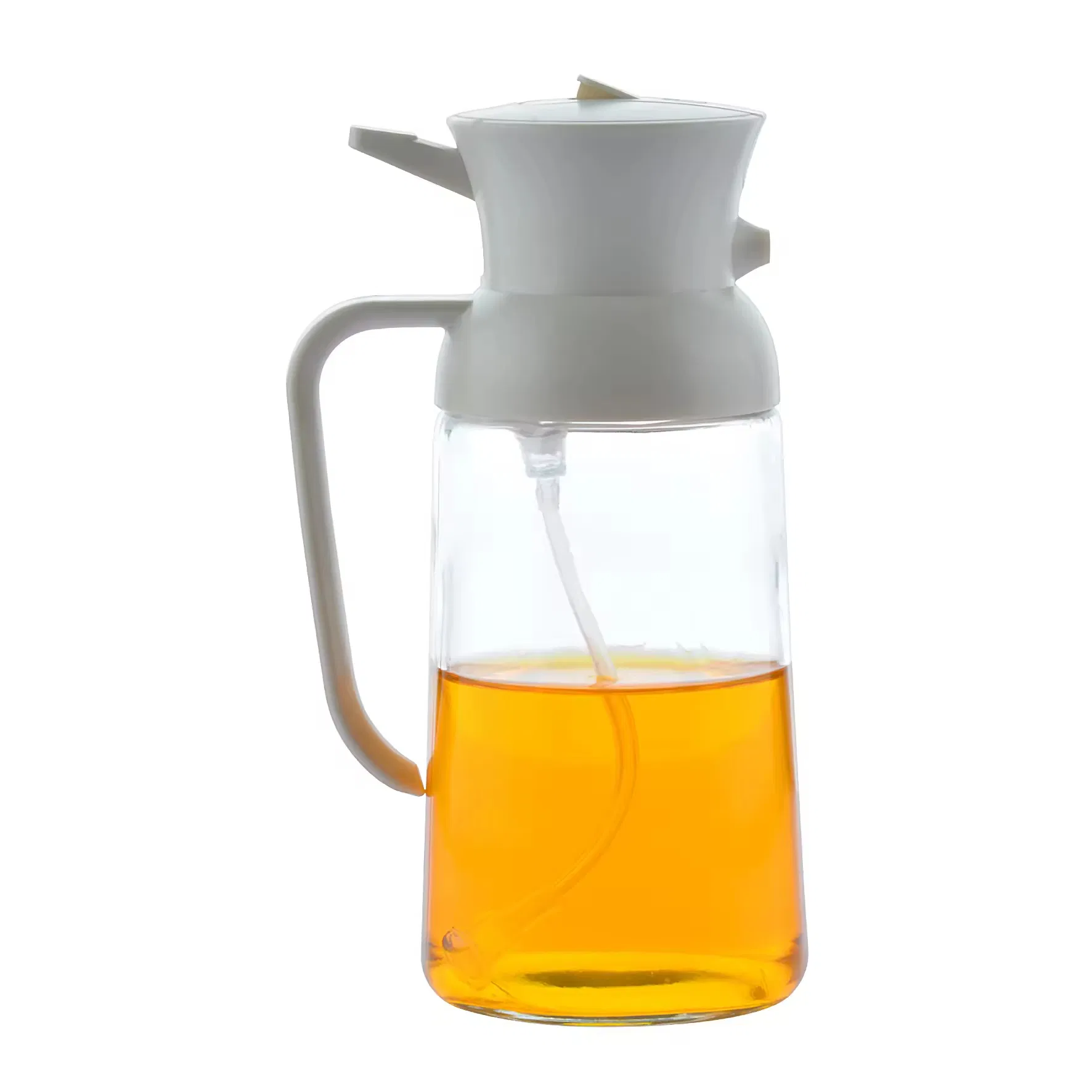 Bulk Factory Price Portable Food Oil Sprayer Dispenser 2 In1 Kitchen Glass Olive Oil Dispenser