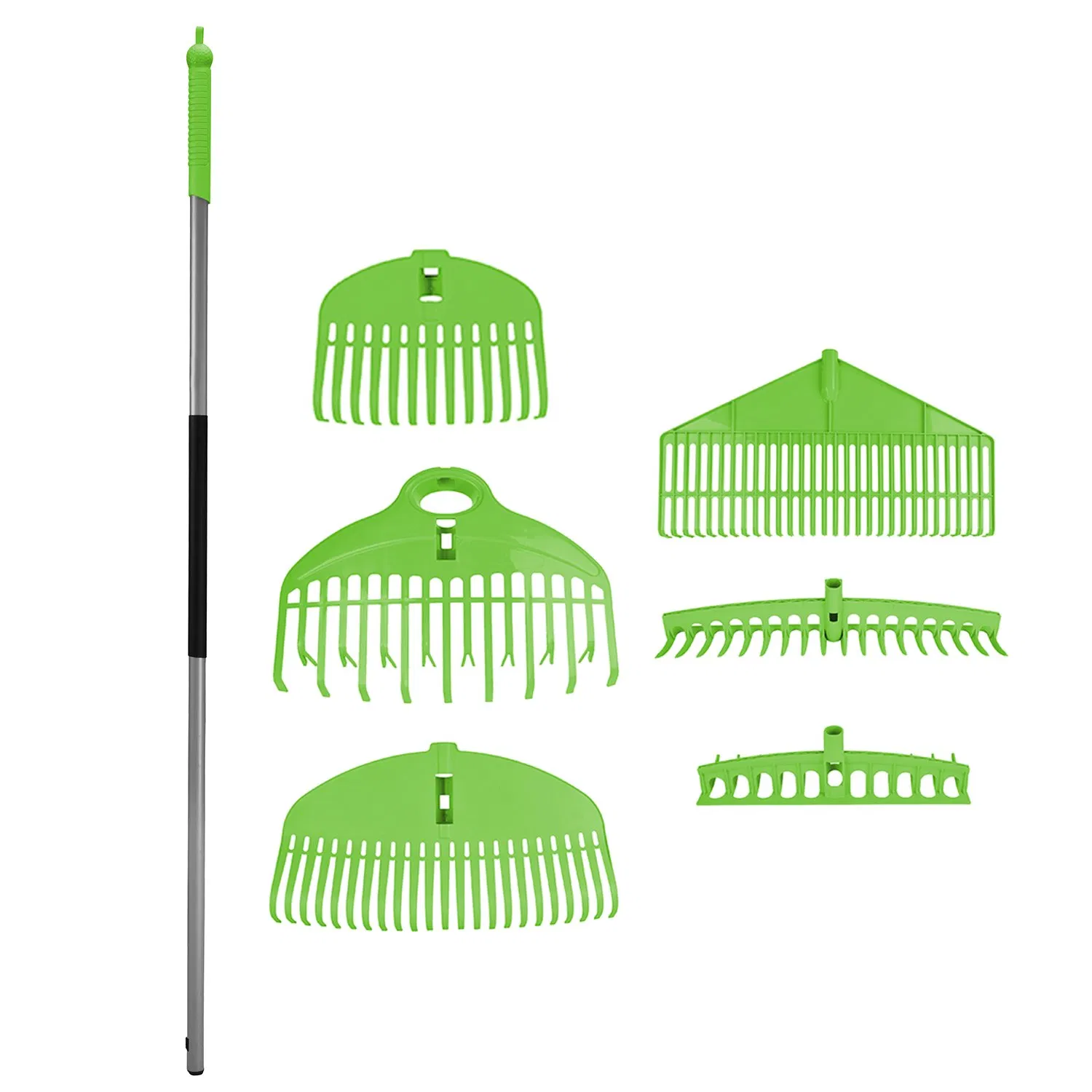 Wholesale Multifunctional Detachable Handheld 12/13/17/18/23/30 Teeth Garden Leaf/Grass Rake Grabber for Garden Clean