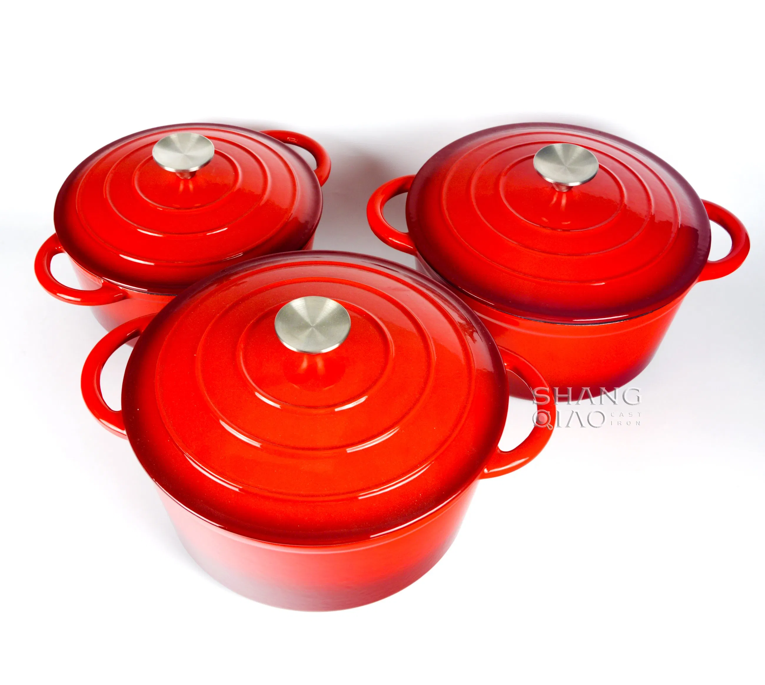 Cast Iron Stewing Pot Dutch Oven Cookware Set Cast Iron Casserole