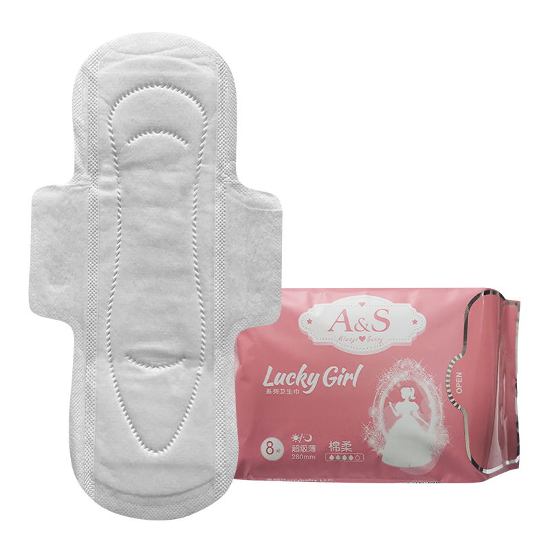 Jwc High Quality Sanitary Napkin From China Factory Produced