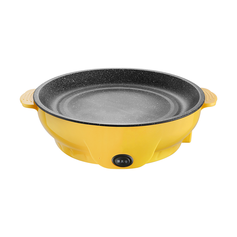 Kaiershi Non-Stick Electric Fry Pan with 2 Heat Levels & Auto Shut-off