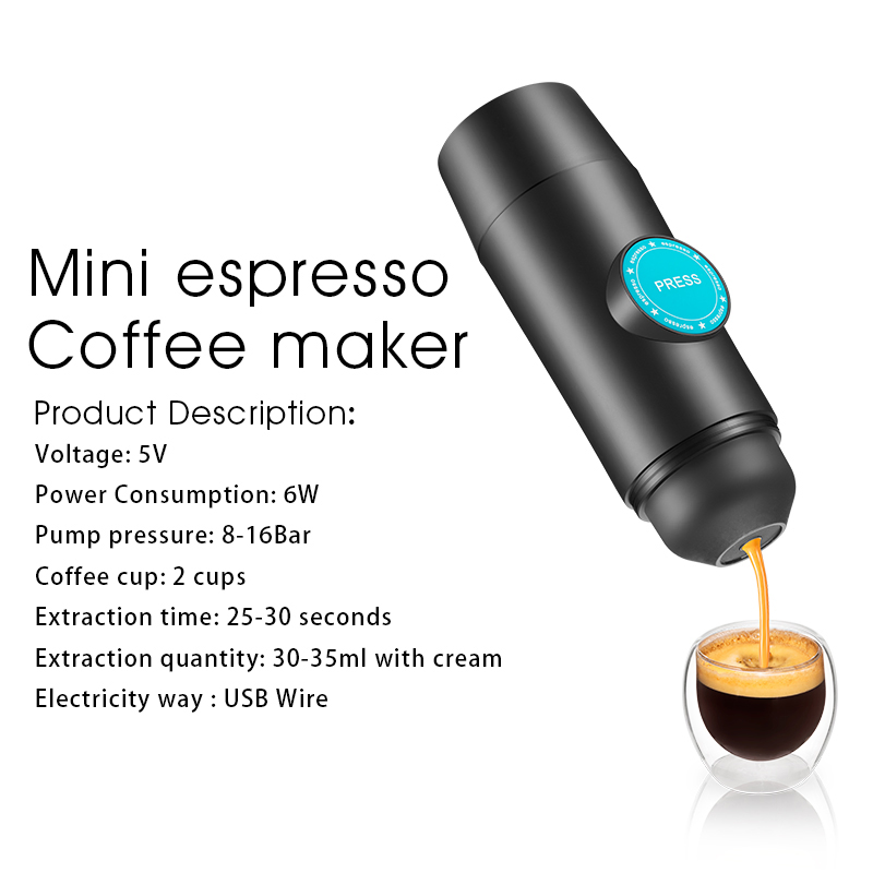 Hot Selling Coffee Maker Electrical Cup Portable Mini Espresso Cup Coffee Maker