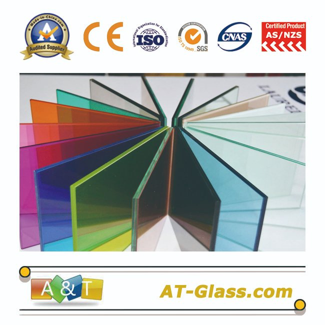 3mm+0.38 PVB+3mm Clear/Tinted Laminated Glass/ Laminating Glass/ Tinted Float Glass Used for Fence