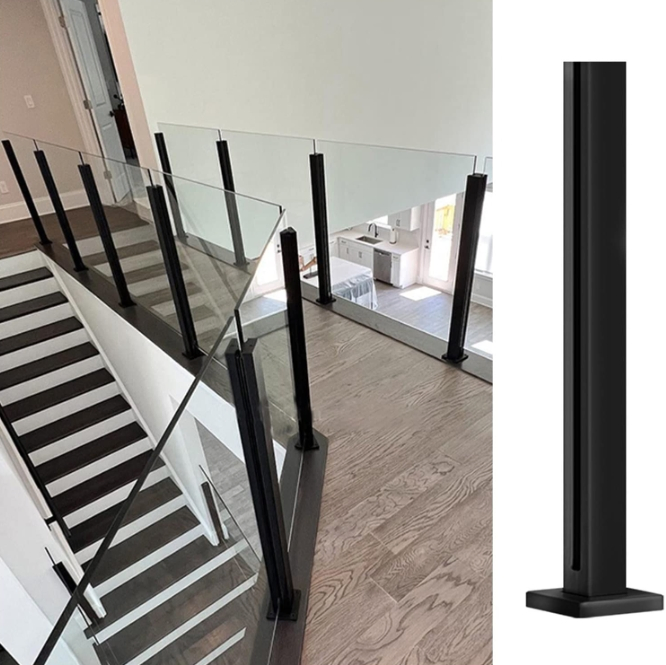 Aluminum Stainless Steel Balcony Terrace Railing Handrails Glass Outdoor Step Balustrades for Sale