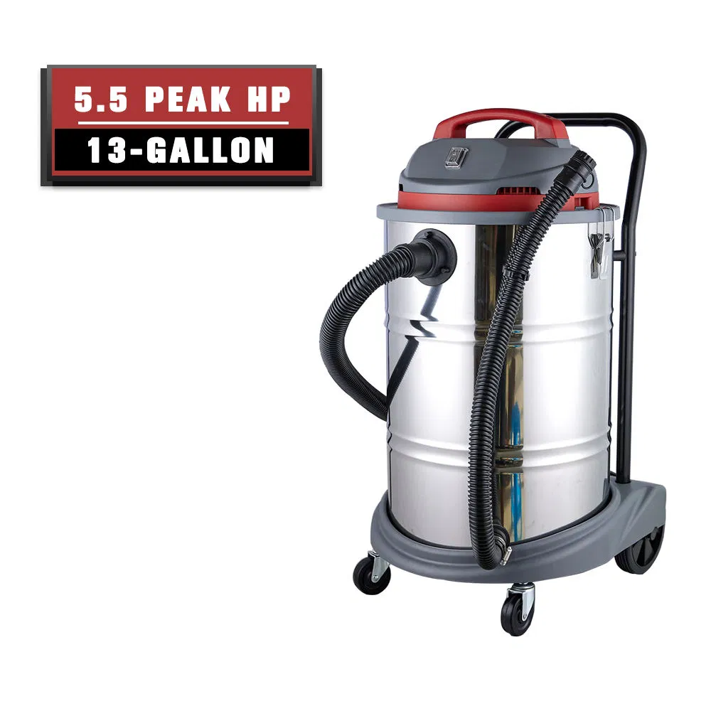 Heavy-Duty 60L Industrial Wet Dry Vacuum Cleaner for Professionals