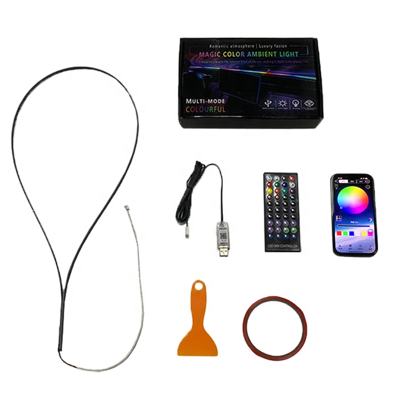 Светодиодная лента для авто с музыкой и RGB-подсветкой