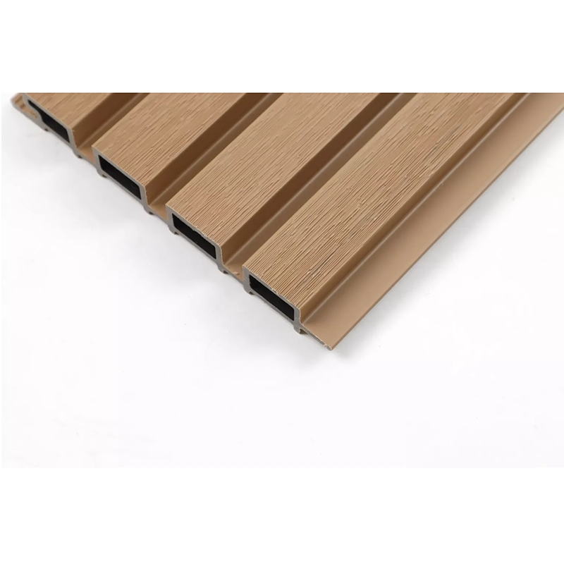 Wholesale Price Waterproof PVC WPC Fluted Exterior Wood WPC Wall Panel Cladding