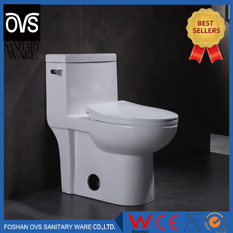 Cupc Certificate Modern Western Bathroom Sanitary Ware Water Closet Bathroom Elongated Wc Ceramic One Piece Toilet