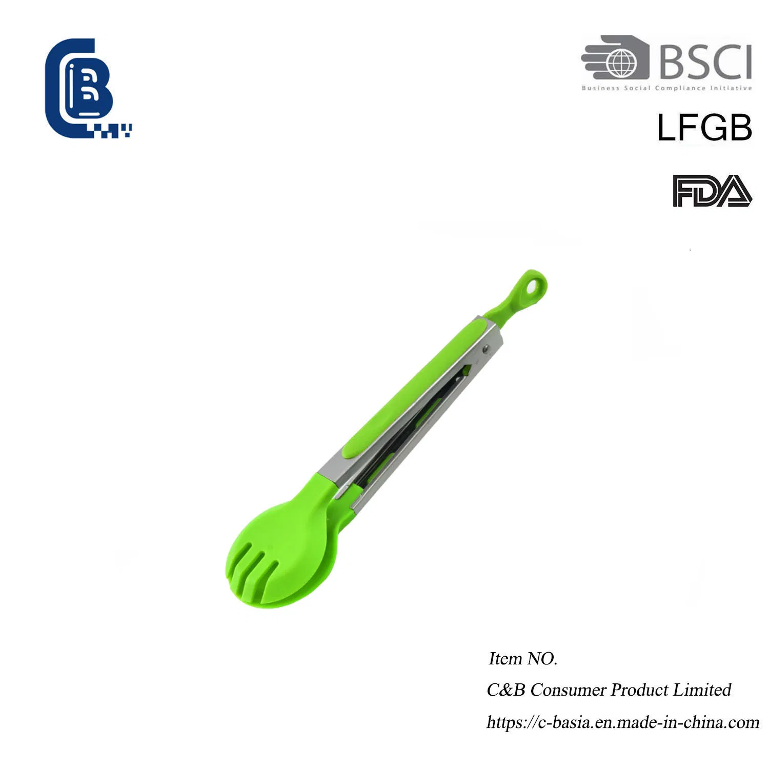 9-Inch Nylon Macaroni Pasta Service Food Tongs Tweezers Clamps Kitchen Tools