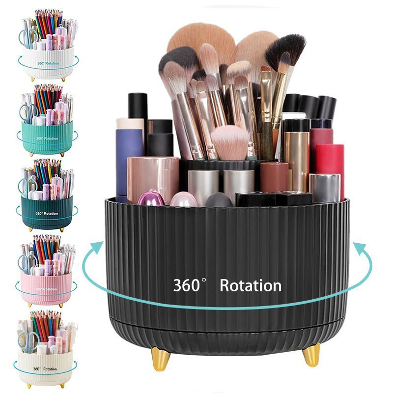Hot Selling 360 Degree Rotation Desktop Makeup Organizer