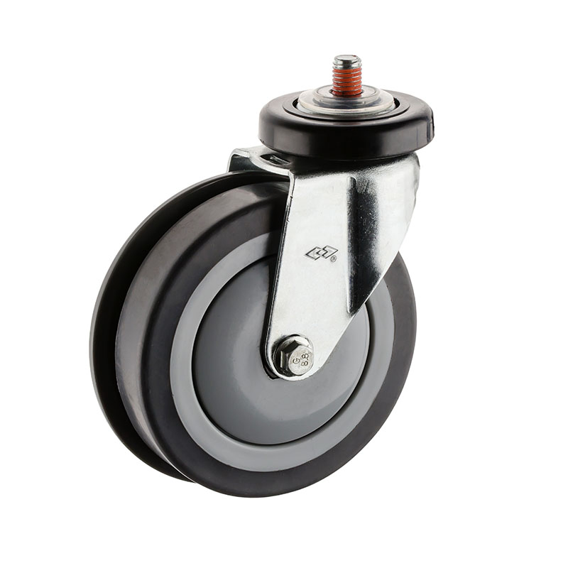 4in 5 in Ball Bearing TPR Cart Wheel Caster for Trolley