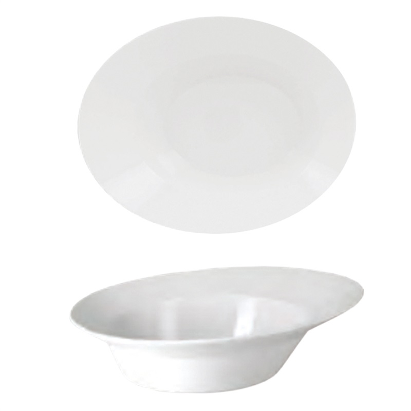 Hot Sale Commercial Restaurant Buffet White Porcelain Cocotte with Lid and Handle
