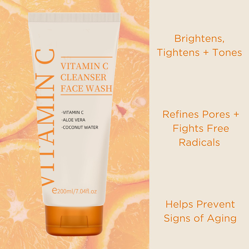 OEM Face Wash Cleanser Deep Pore Cleaner and Moisturizing Nourishing Ingredients Niacinamide Acne Whitening Aloe Vera Cream
