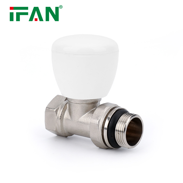Ifan Factory Price Thermostatic Radiator Valve Brass Valve 1/2 3/4 Inch Brass Radiator Valve
