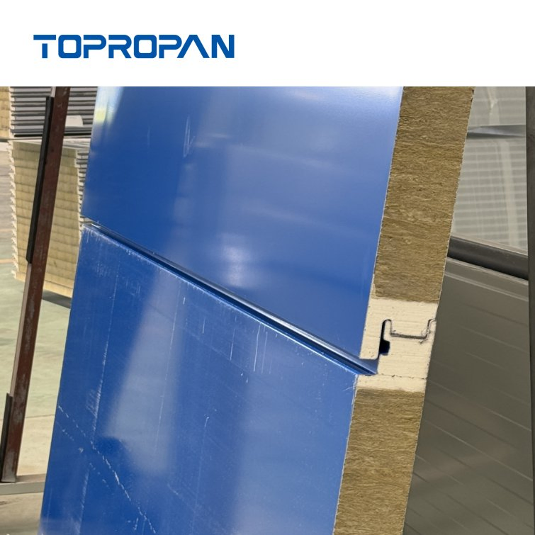 Factory Price Anti Fire Building Materials Rockwool PIR PU PUR Sandwich Wall Insulation Panel