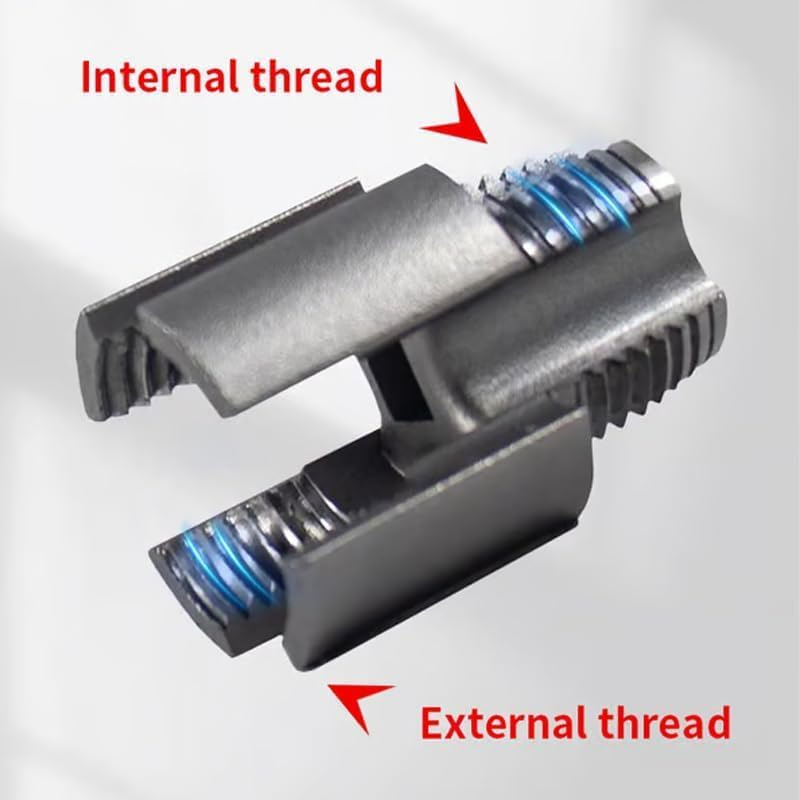 1/2 Inch 3/4 Inch Pipe Threading Tool Hex Shank for PPR PE PVC Water Pipes Thread Opener Detachable Internal External Pipe Tools