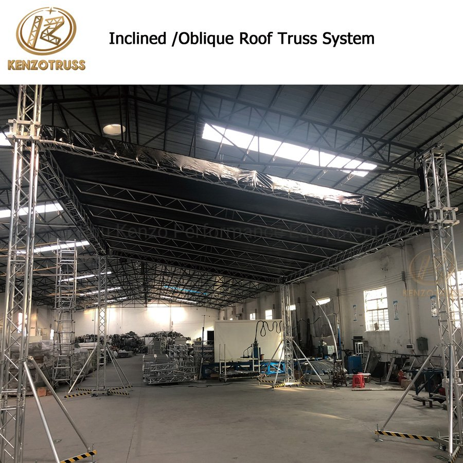 4 Pillars Exhibition Stand Aluminum Mini Ground Support Truss