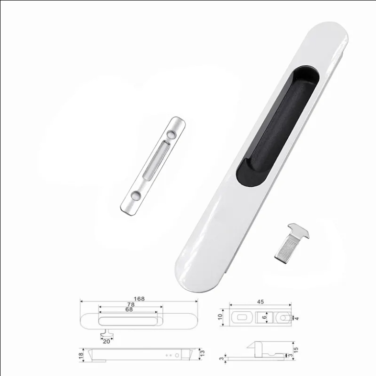 Aluminum Alloy Casement Sliding Door and Window Security Latch Locks Window Accessories