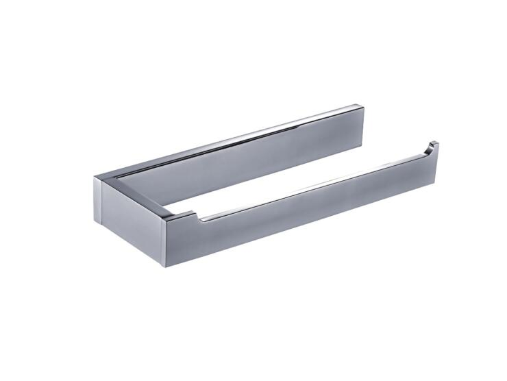 Полотенцедержатель квадратный из латуни, хром