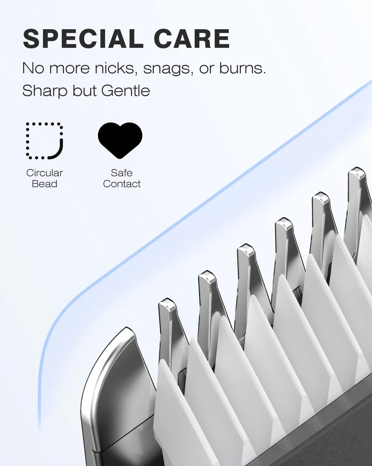 Factory Outlet Men Women Ceramic Blade Heads Waterproof Wet Dry Hair Trimmer