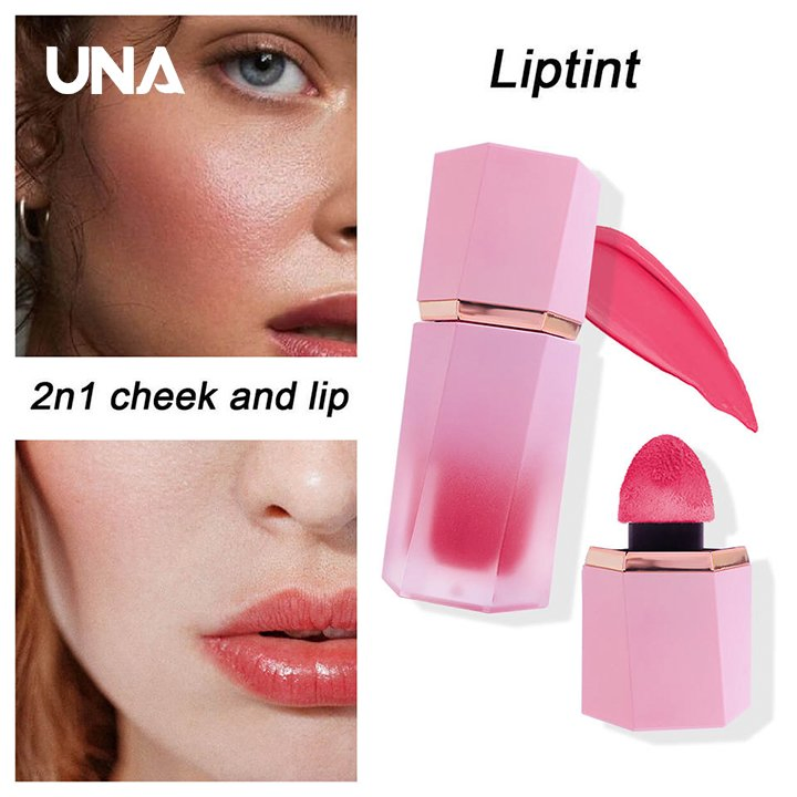 New Product High Pigment Makeup Shimmer Lip Tint Gloss Blush Private Label Liquid Lip Blush