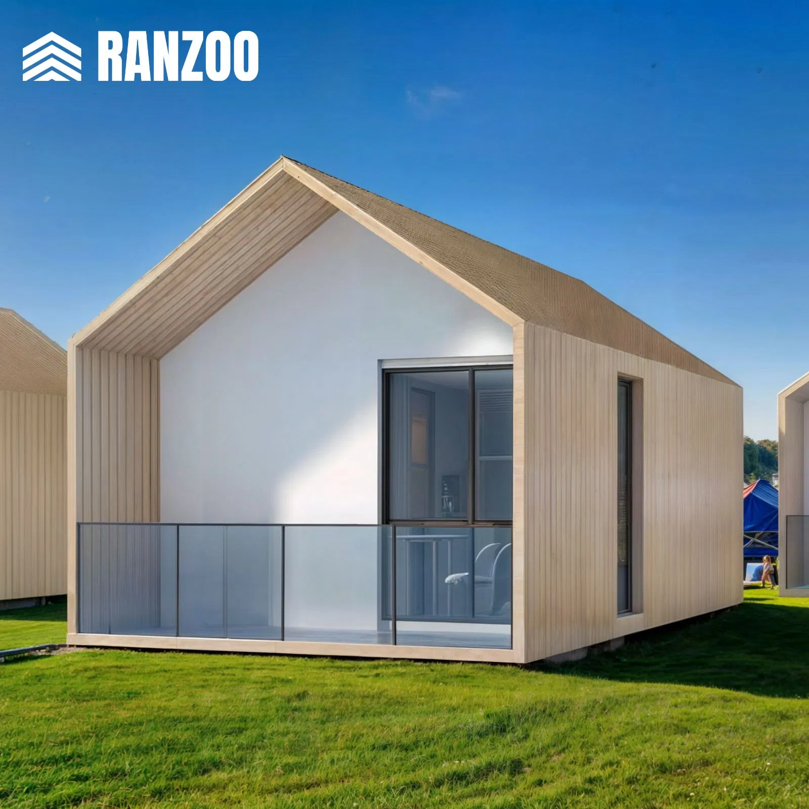 Ranzoo Triangle House with Fully Furnished Interior and Solar Power for Campsites