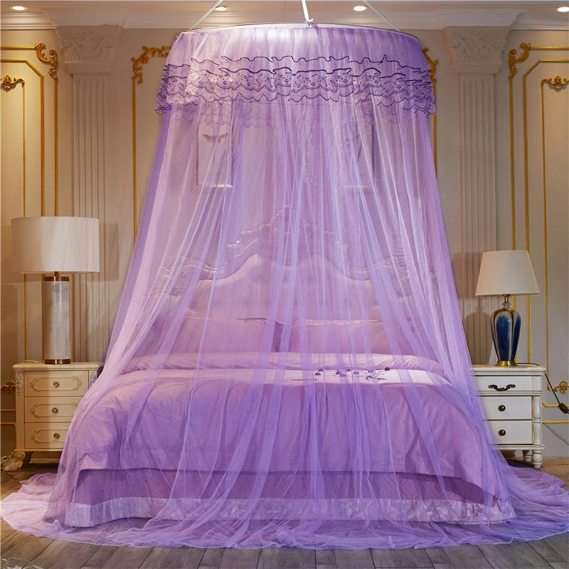 Bed Netting Princess Hanging Round Canopy Comfy Student Dome Mosquito Net