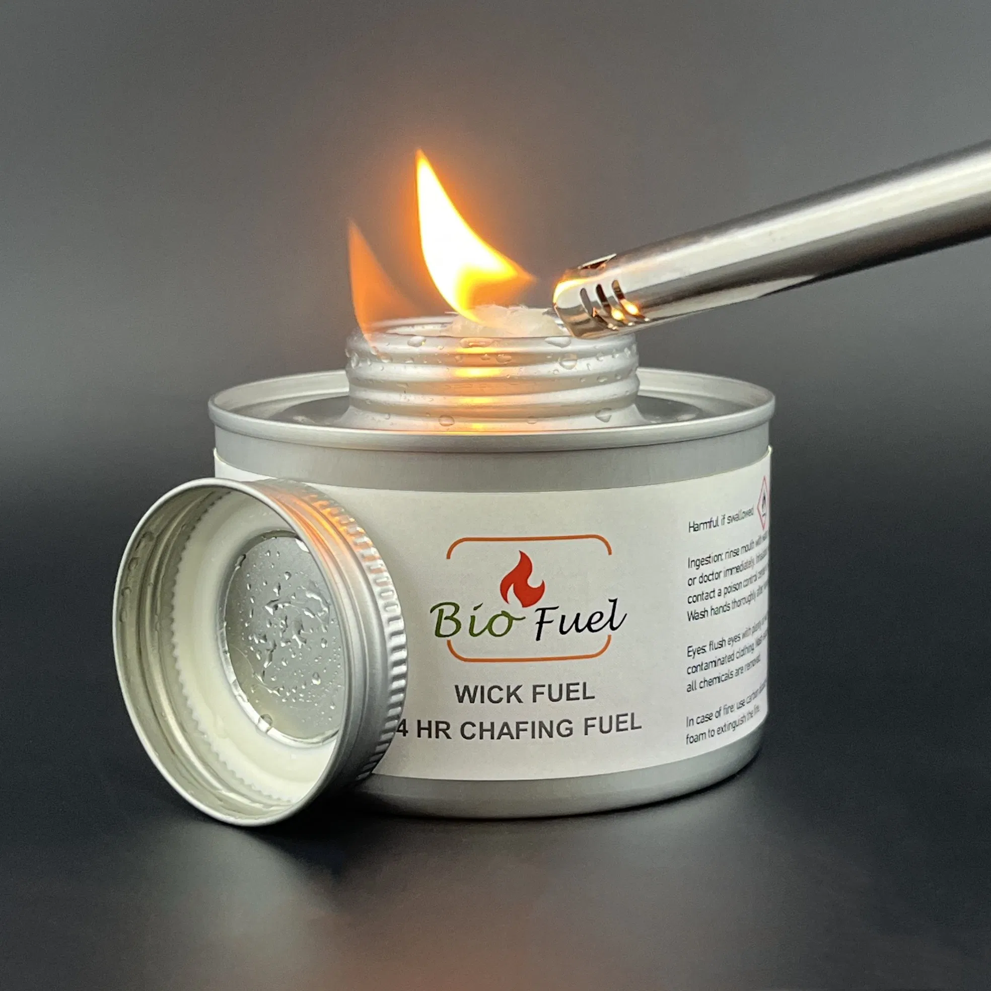 Liquid Chafing Fuel with Wick 4-Hour Durable and Efficient Wick Chafing Fuel