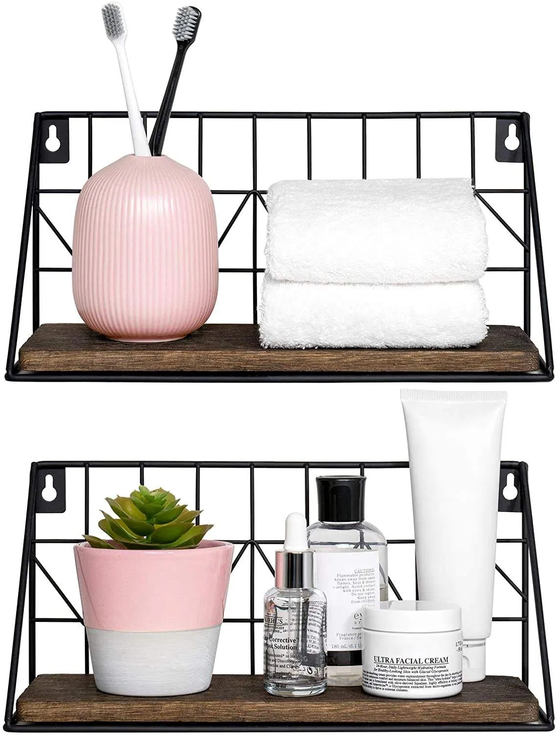 Полка-стеллаж из железного дерева для хранения