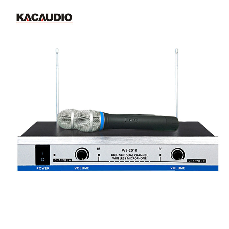 Professional Factory High Dual Channel Wireless Microphone