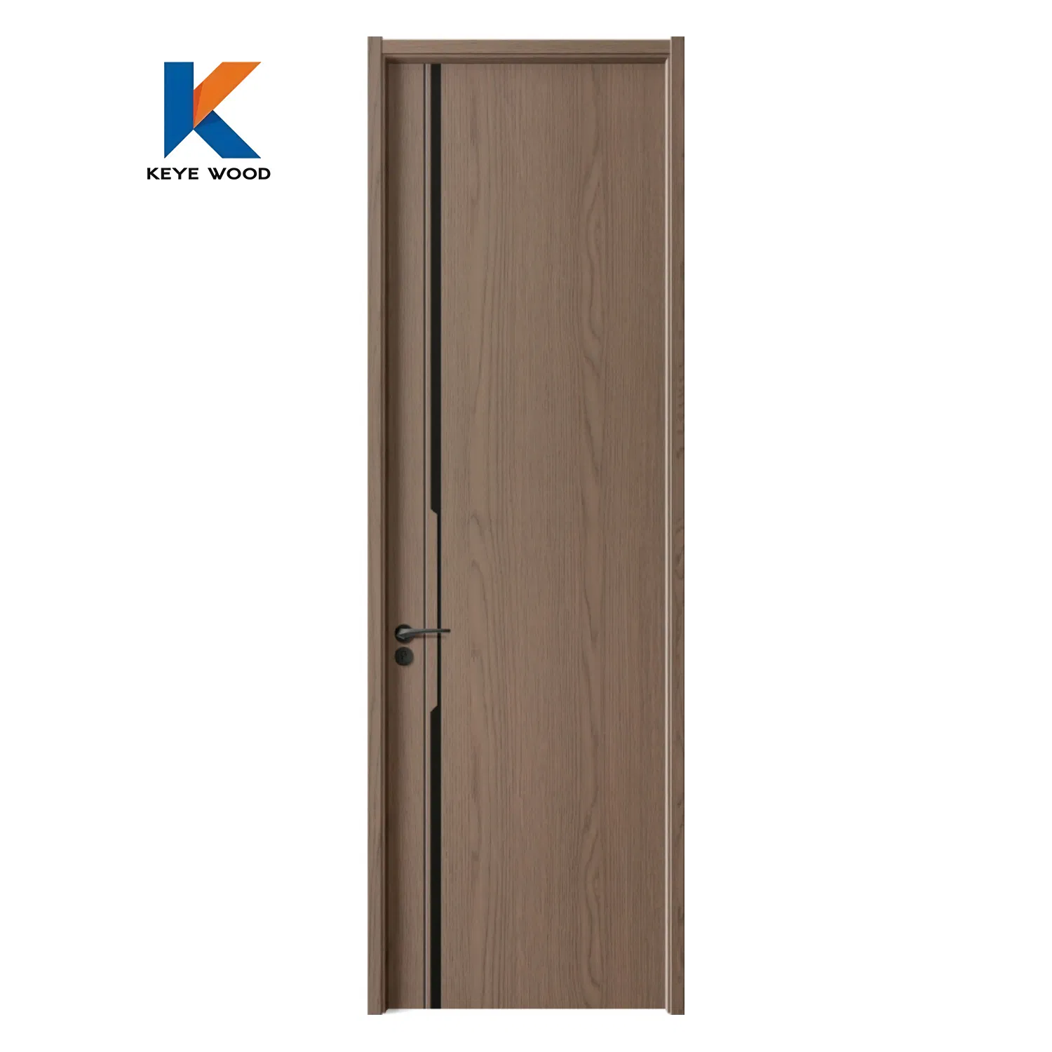 Custom Size Wooden Interior WPC Wood Security Door for Residential Room and Hotel Interiors