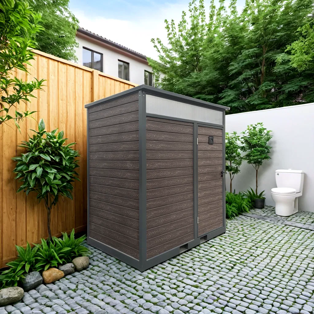 Mobile Toilet for Backyard - Durable Toilet Shed for Outdoor