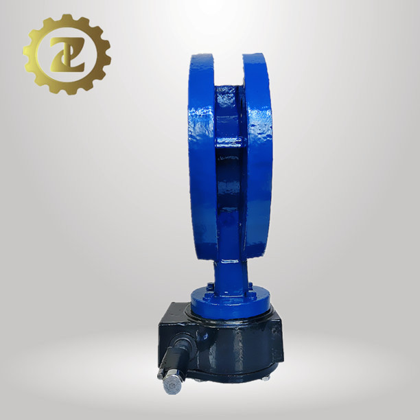 EPDM Seated Worm Gear JIS Double Flanged Butterfly Valve