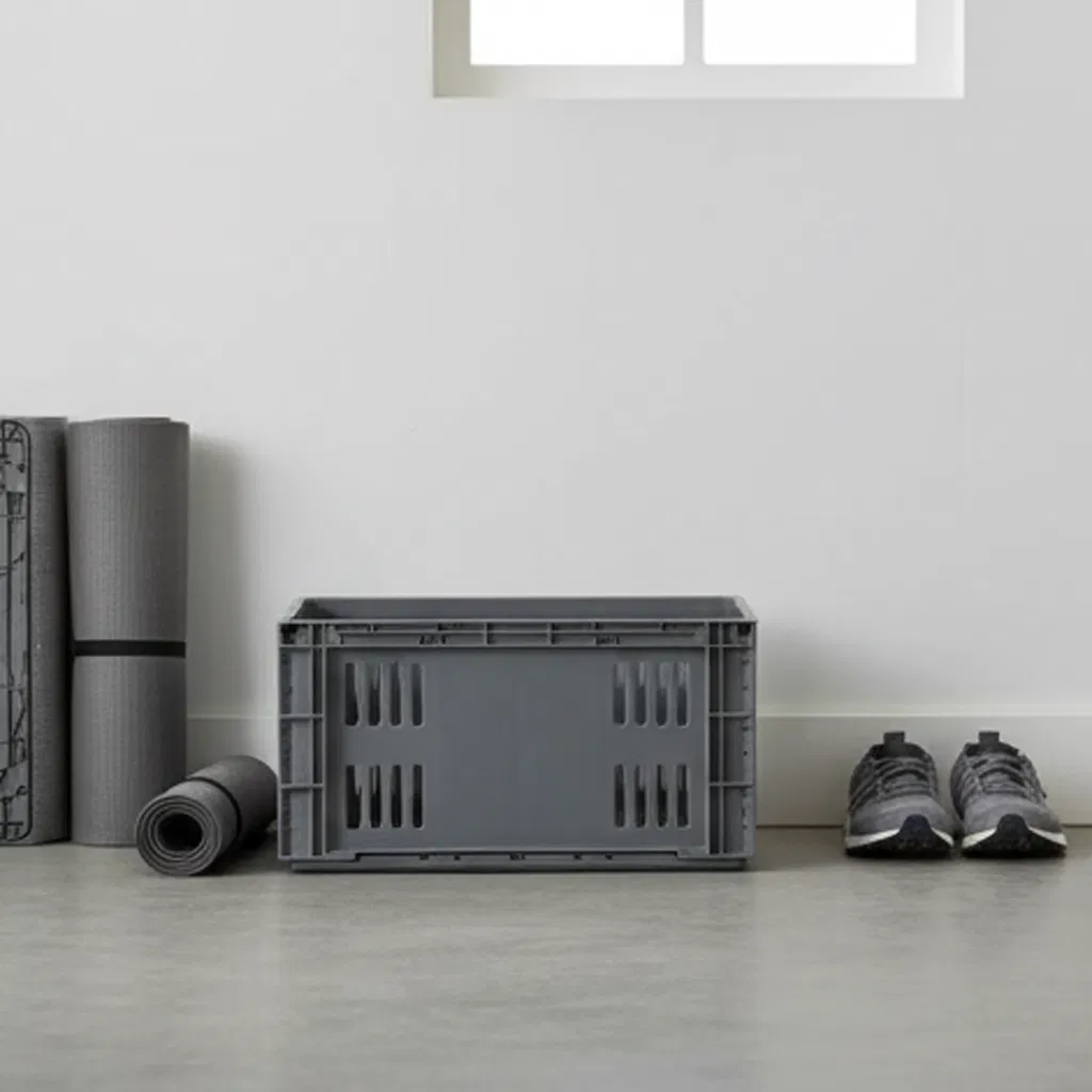 Durable Factory-Specific Folding Crate for Efficient Storage Solutions