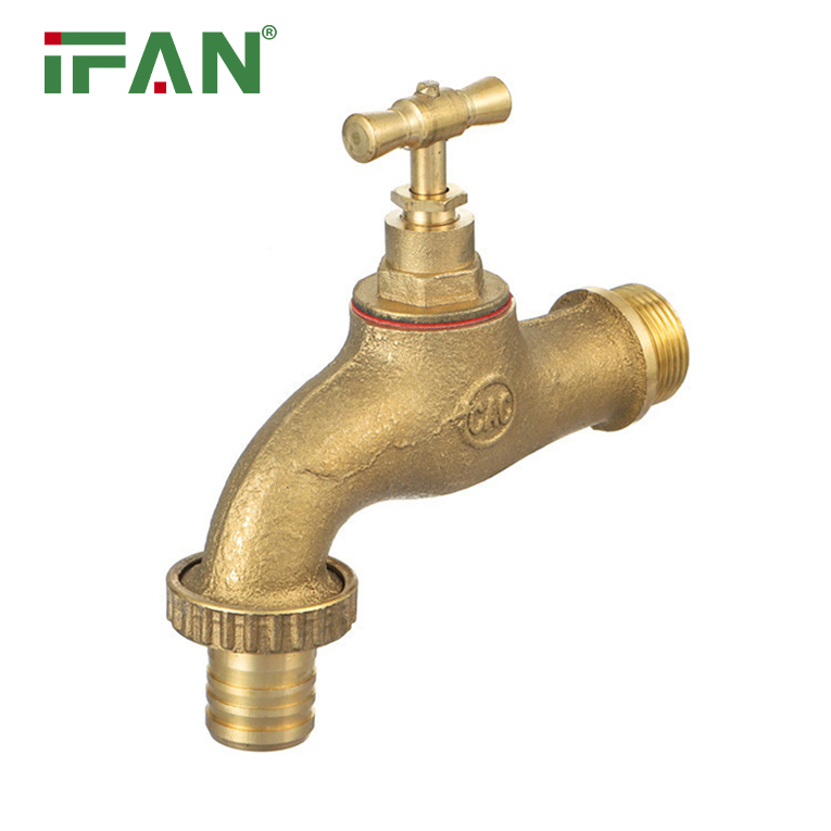 Ifan Factory Original Brass Bibcock Tap Hot Water Tap 1/2''-3/4'' Durable Boiling Water Tap
