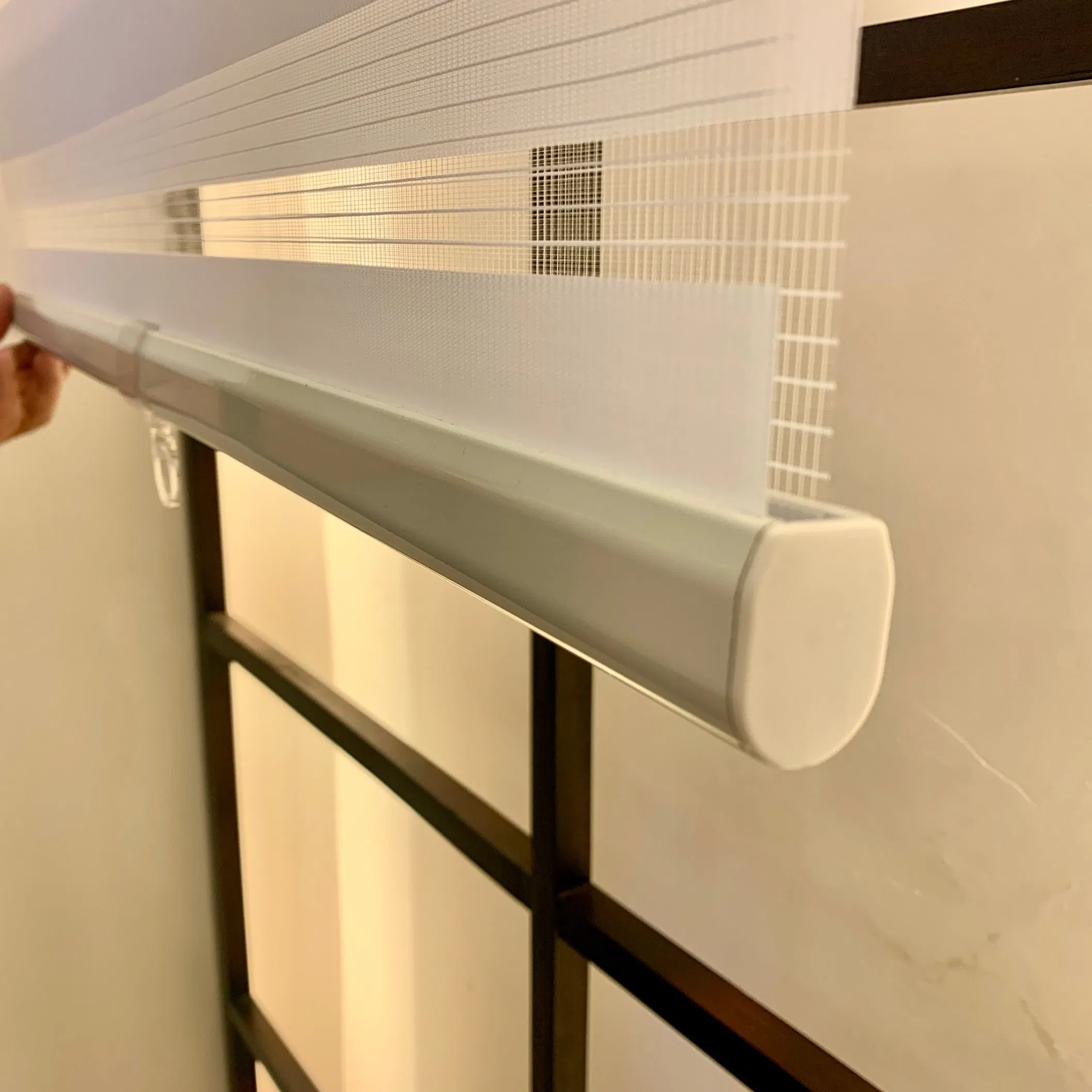 Cordless Zebra Blinds Motorized Control Roller Shades Light Filtering Sheer Window Shades