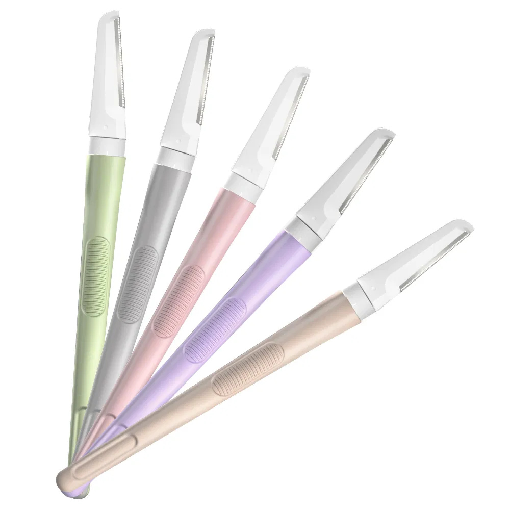 High Quality Dermaplaning Tool Eyebrow Razor Metal Handle Makeup Razor