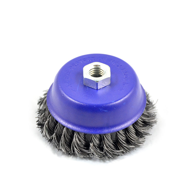 Sali 4'' 100mm High Quality Twisted Wire Cup Brush