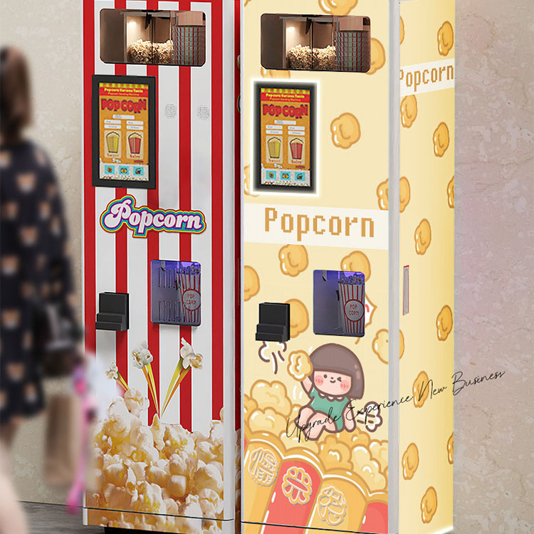 Factory Digital Corn Commercial Standing Automatic Popcorn Vending Machine