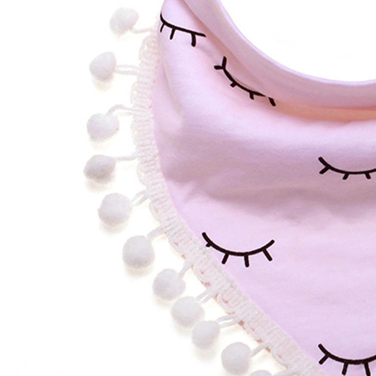 Waterproof and Washable Baby Bibs with Soft Cloth Backing