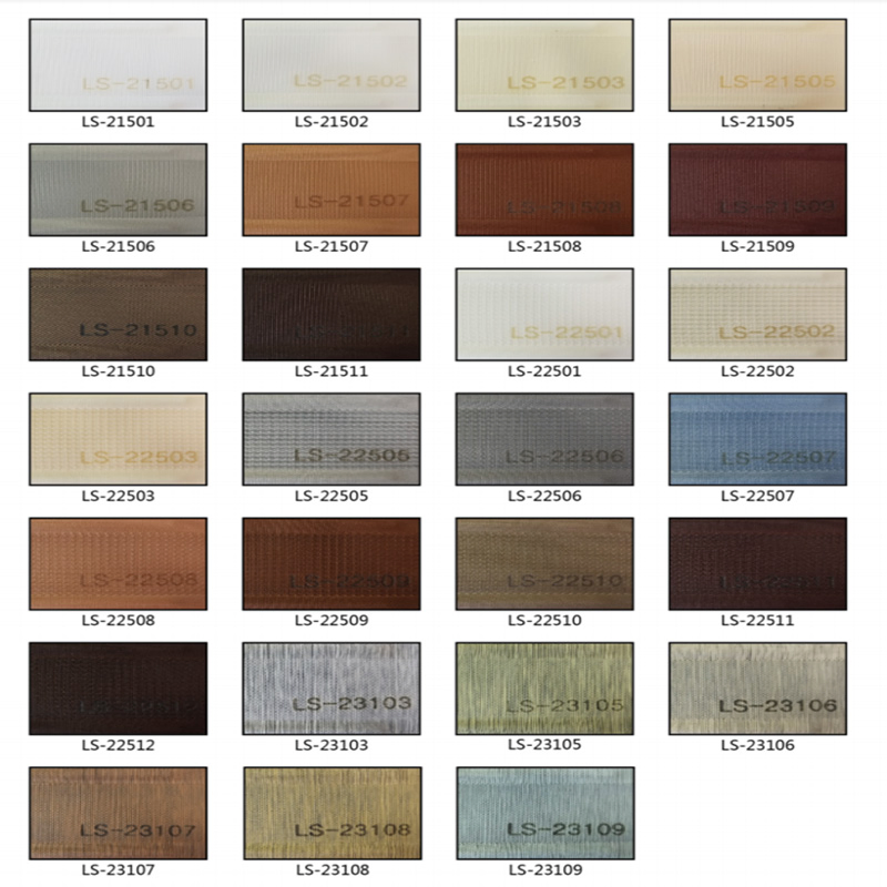 Customized Fabric Blinds ODM & OEM Colorful 2-Inch Window Shading