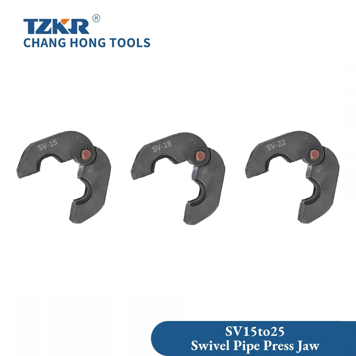 Sv15 Approx 180 Degree Angled Gimbal Swivel Pipe Press Jaw Universal Tool