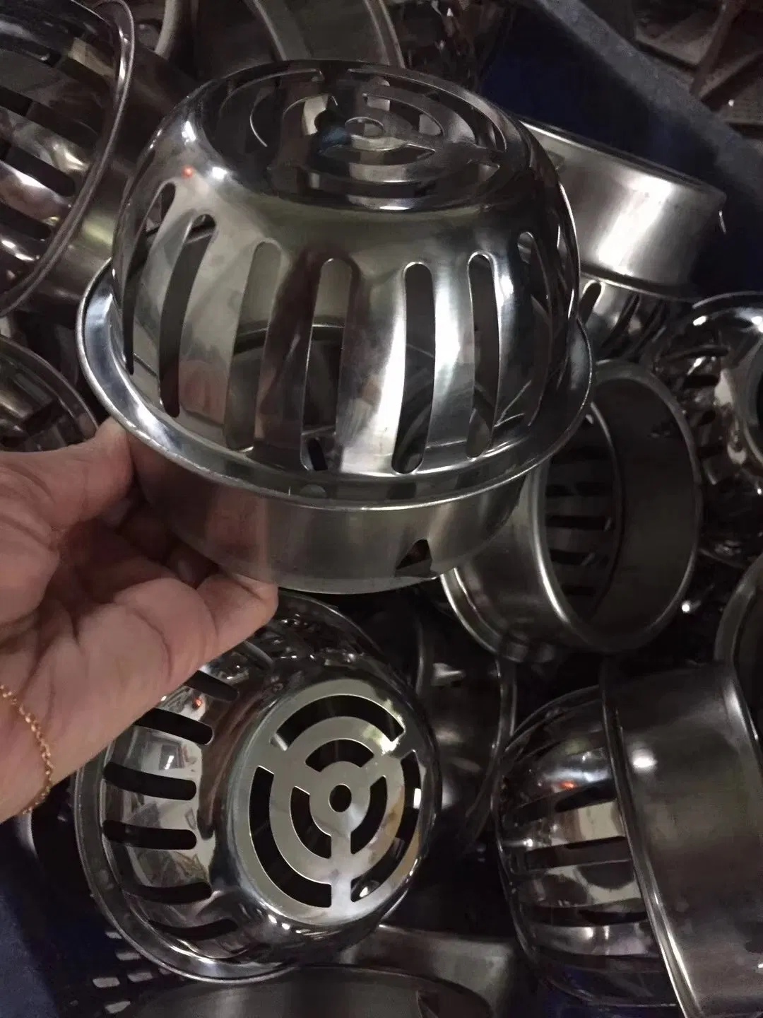 Дренажная решетка из нержавеющей стали, 90 трубок