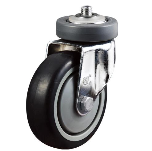 Good Quality 125mm Shopping Cart Castor Supermarket Trolley Polyurethane Wheel