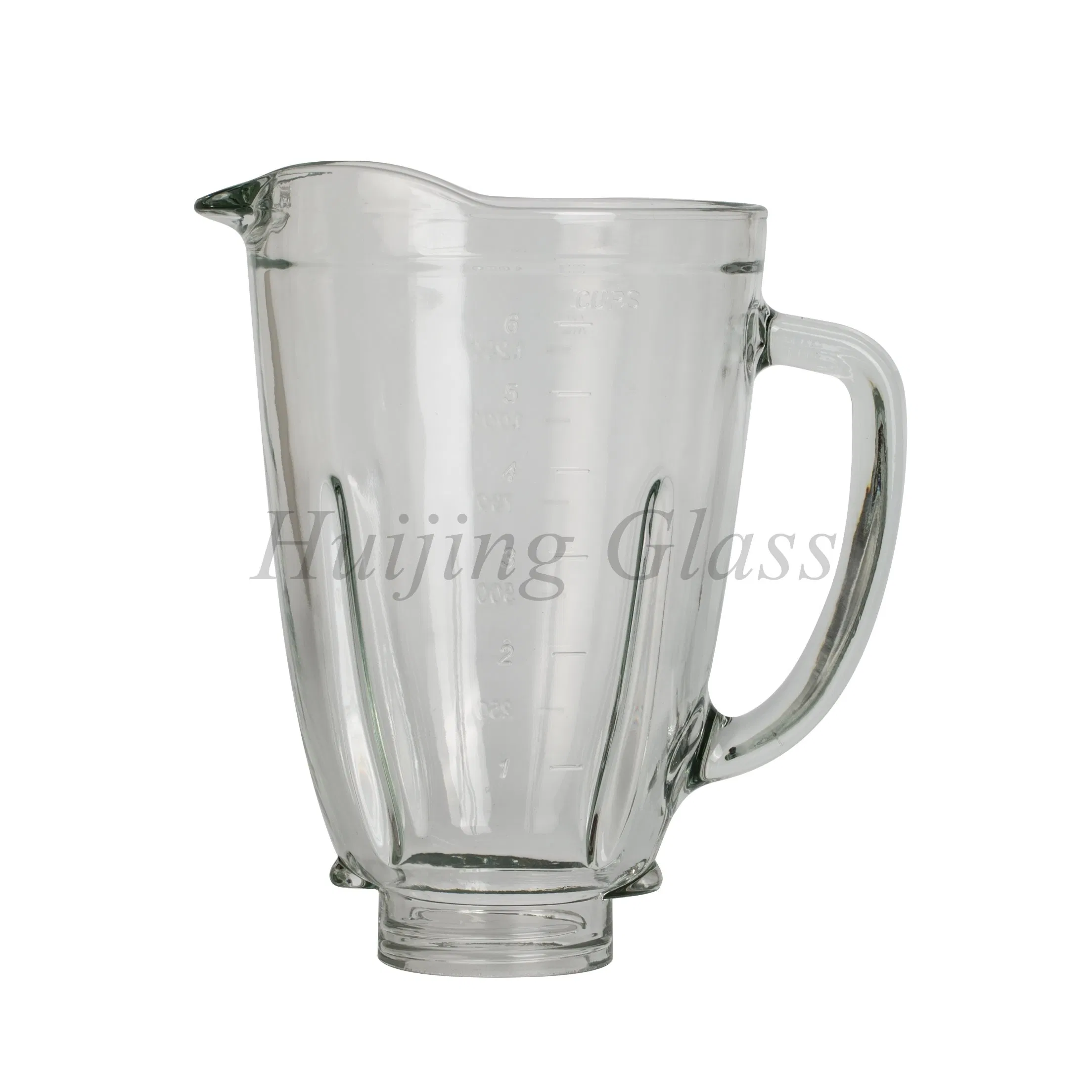 A87 Factory Price 6 Cups 1250ml Transparent Glass Jar Osterized Blender Spare Parts