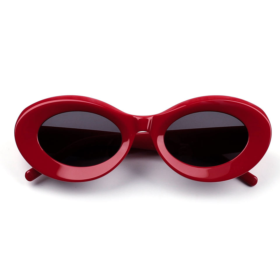 Wholesale Fashion UV400 Shades Oval Cat Eye Sunglasses Acetate Polarized Sunglasses Men Women