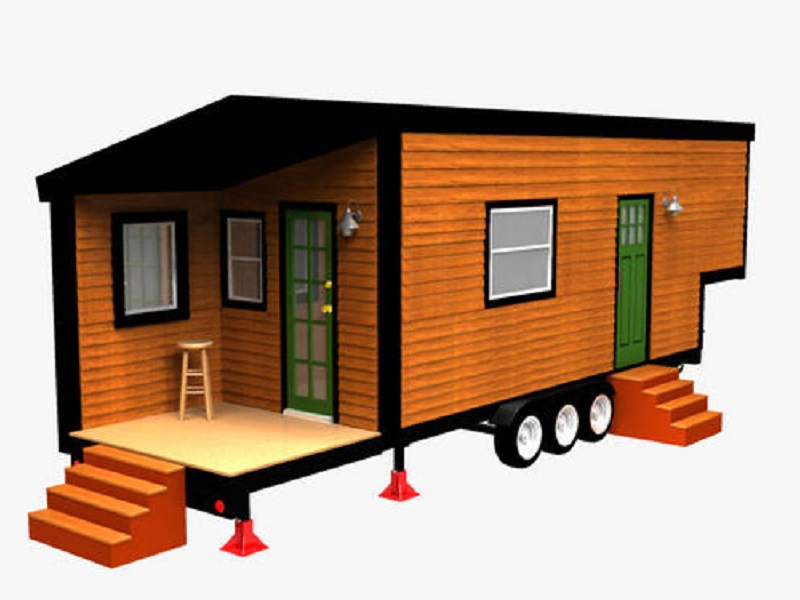 Prefab Light Steel Mobile Tiny House for Travelling