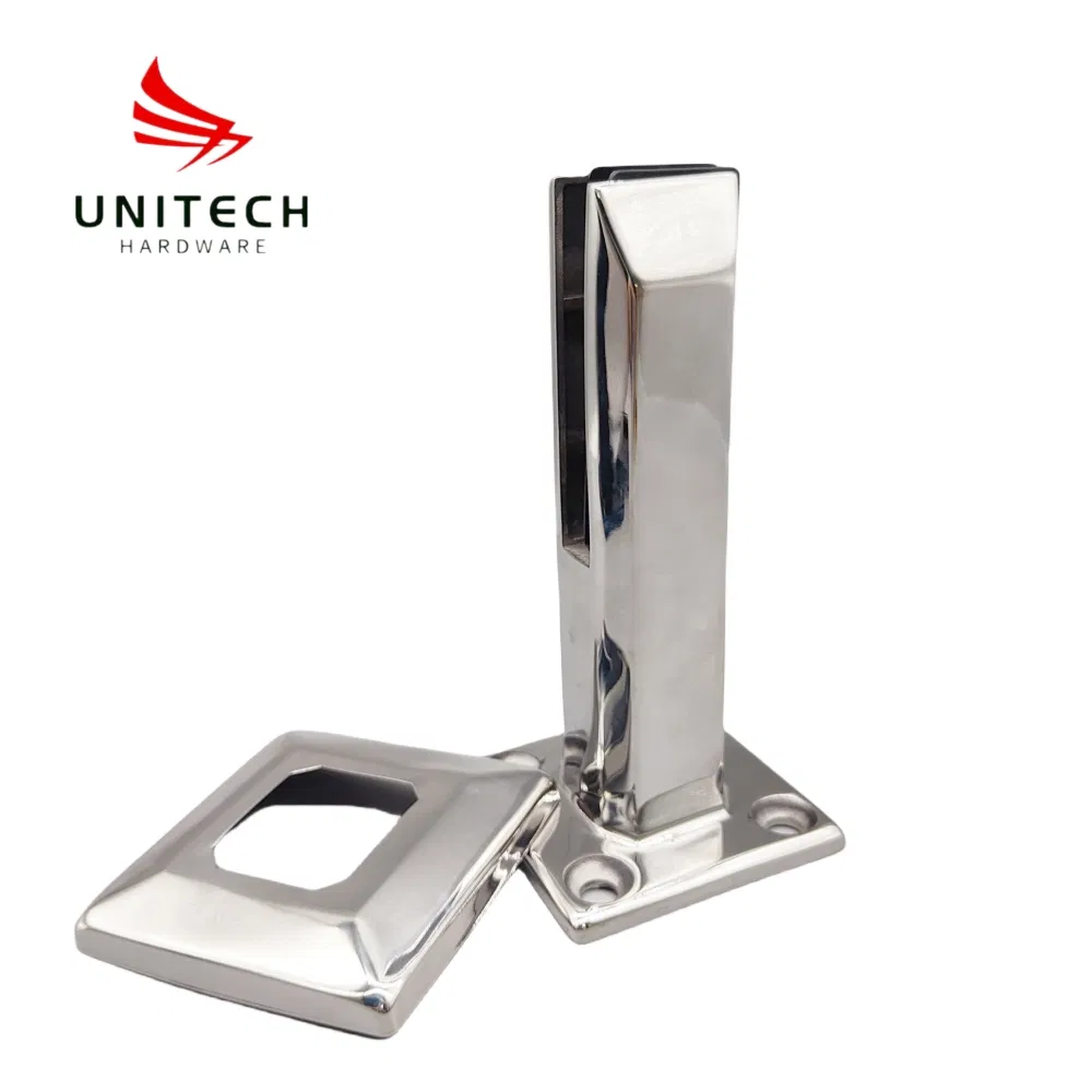 Premium 200mm Glass Spigot Clamp for Swimming Pool Railings